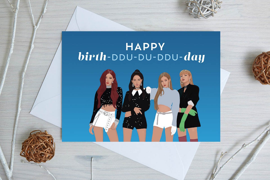 驚きの激安価格 Blackpink Birthday Birth-ddu-du-ddu-du-day 'happy - Card K-POP・アジア