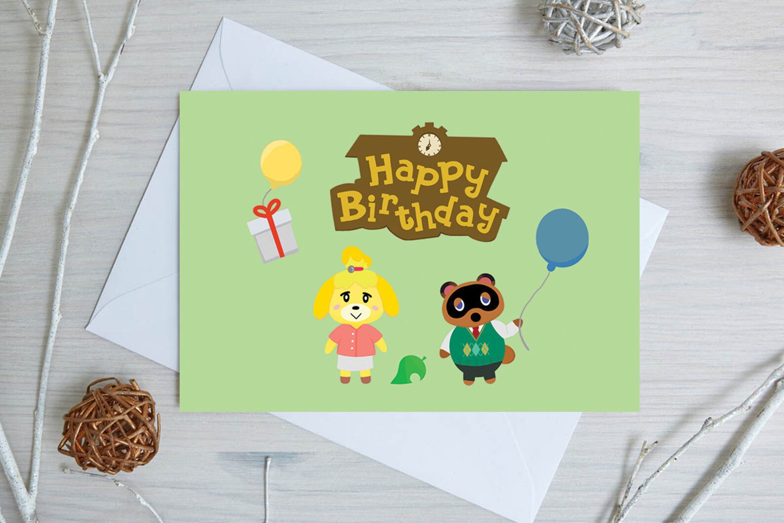 Animal Crossing Wrapping Paper Animal Crossing Gift Wrap Etsy