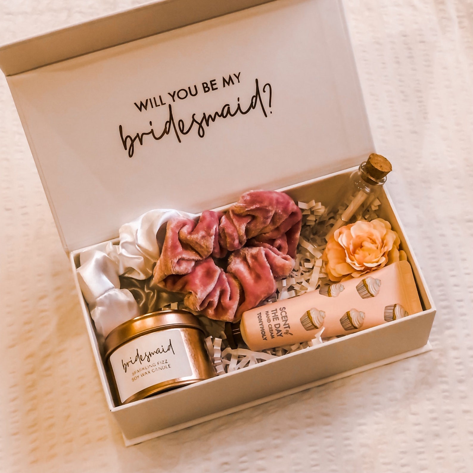 Filled/empty Bridesmaid Proposal Box Personalised Bridesmaid Etsy UK