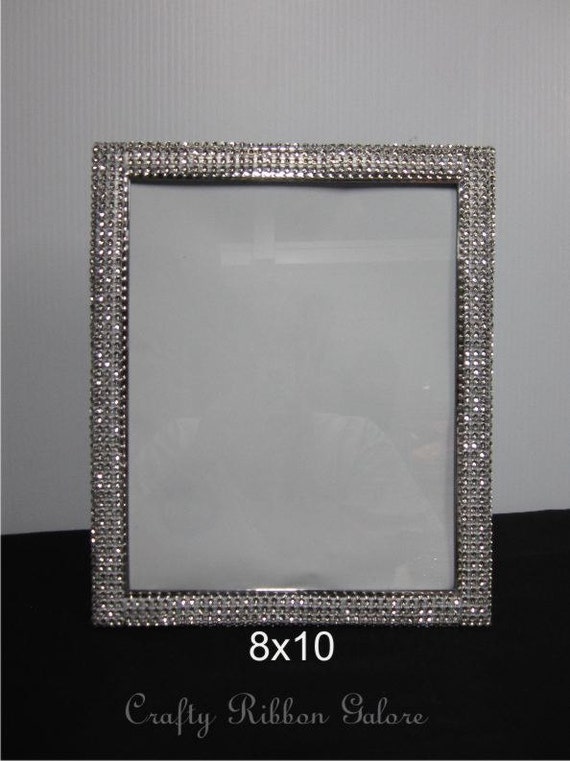 8x 10 Wedding Portrait Frame Silver Rhinestone Wedding Etsy 8x 10 Wedding Portrait Frame Silver Rhinestone Wedding Etsy