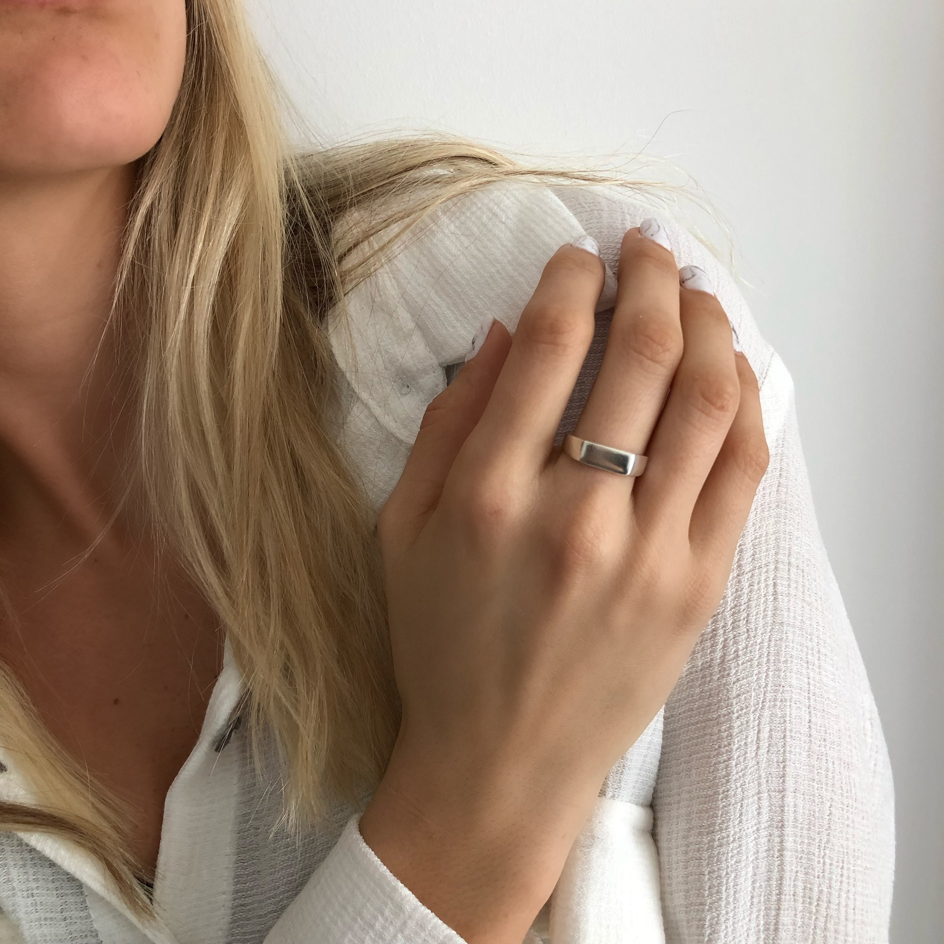 Womens Ring Gold Plated Ring Thin Bar Ring Etsy Australia