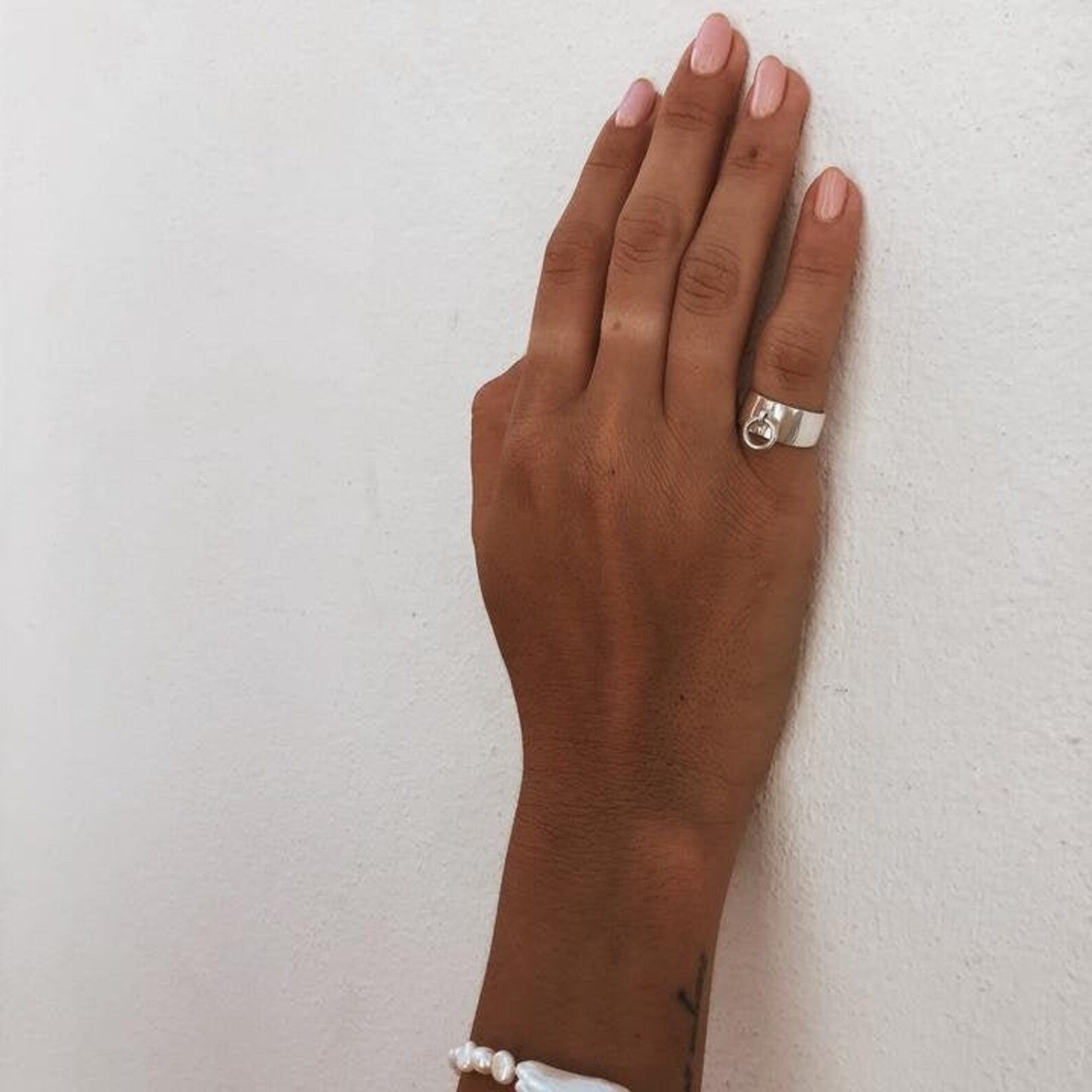 Sterling Silver Pinky Ring For Women Pinky Finger Ring Mid Etsy