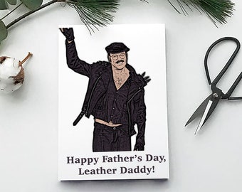 Cartão de Dia dos Pais com Tobias Leather Daddy de Arrested Development