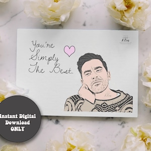 ALLEEN DIGITALE DOWNLOAD | You're Simply The Best Schitt's Creek-kaart