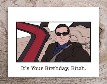 The Office Michael Scott It's Your Birthday, Bitch Card