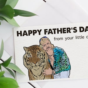 Tiger King Father&#39;s Day Card