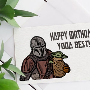 Baby Yoda Karte | Alles Gute zum Geburtstag Yoda Best