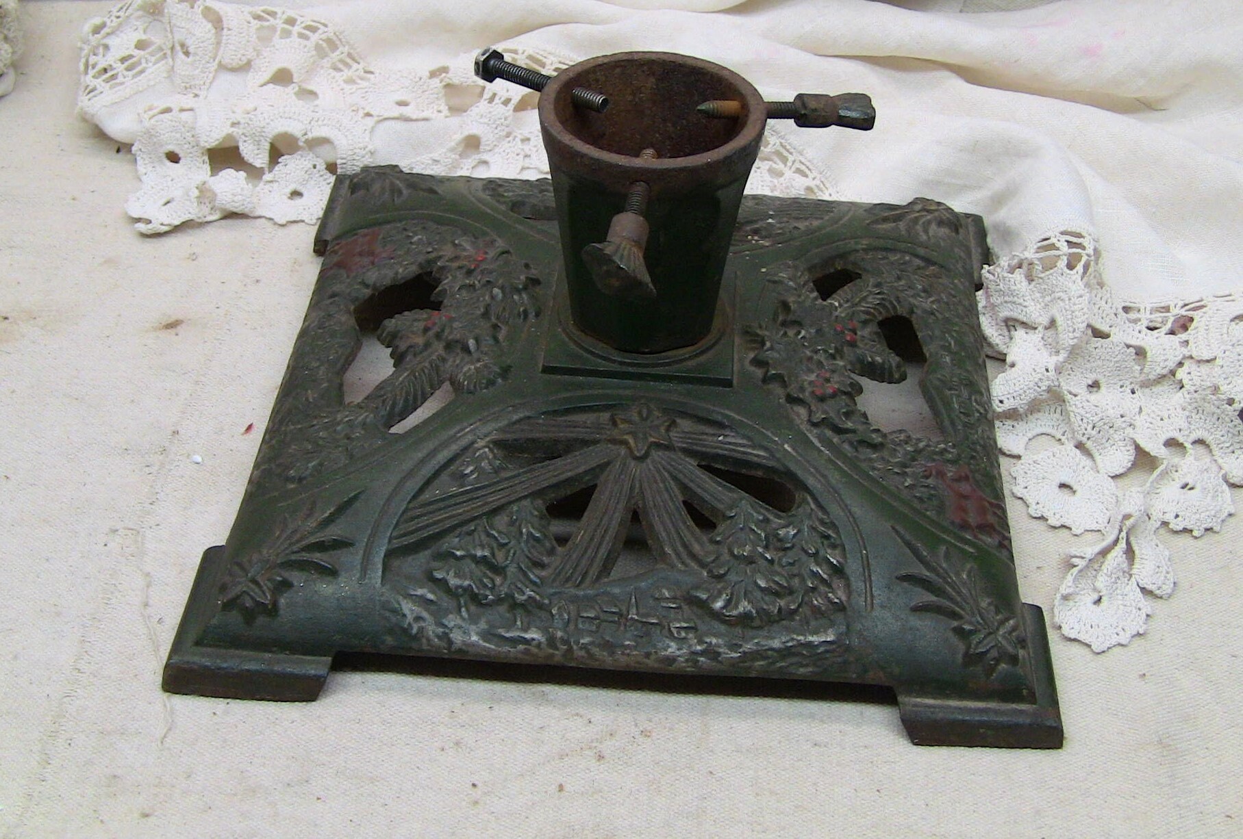 Victorian Era German Tree Stand/holder Made of Iron Etsy