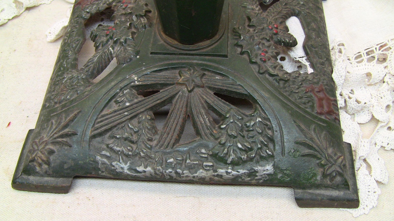 Victorian Era German Tree Stand/holder Made of Iron Etsy