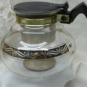 Cory stovetop percolator, 8 cup, DRL 3, with bakelite lid and handle