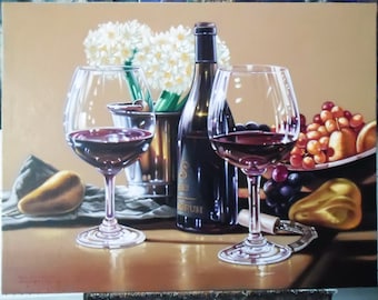 Still life painting oil painting on canvas 24"X32"