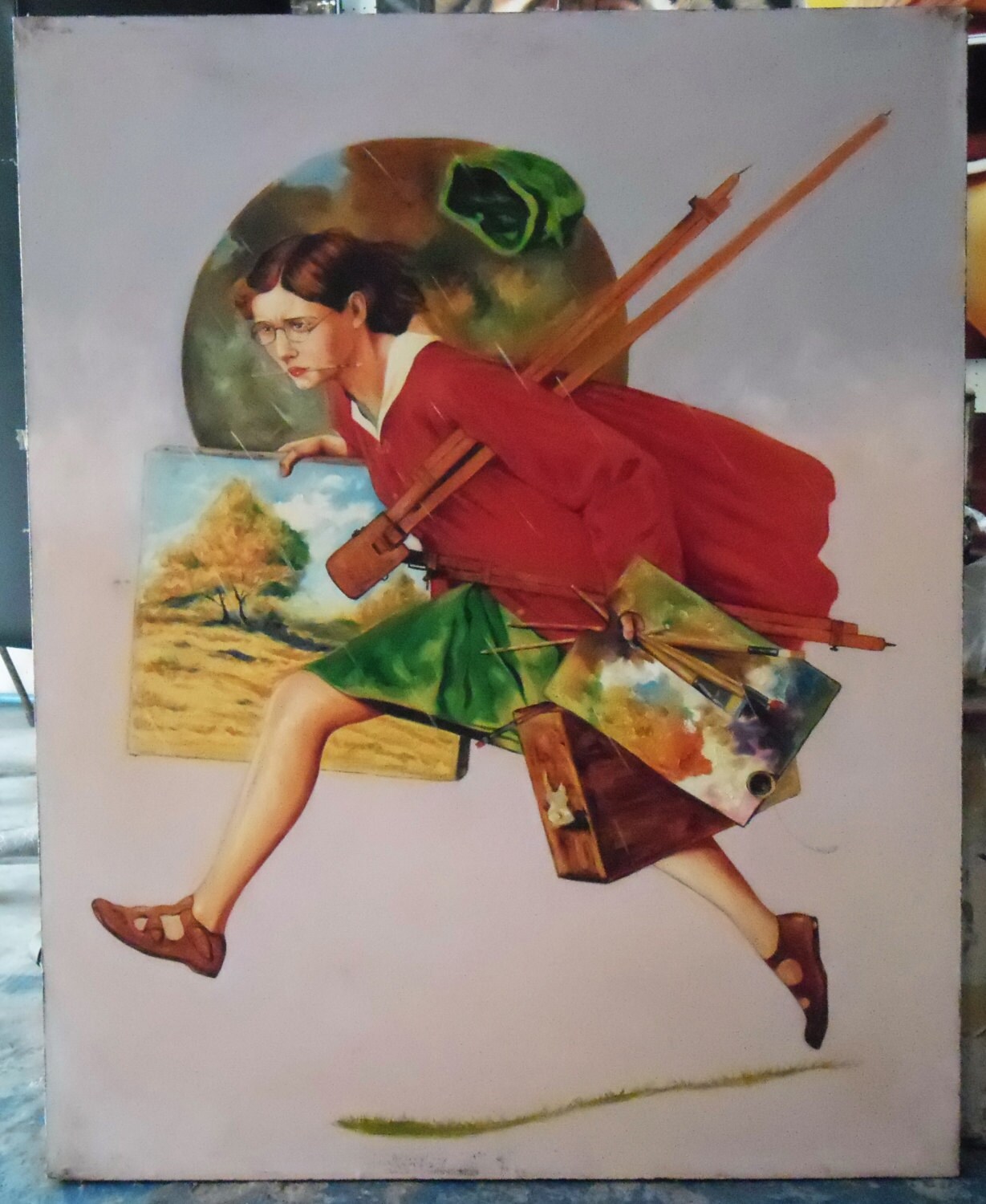 Norman Rockwell Reproduction Painting Oil Painting on Etsy