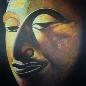 Buddha painting Art work painting oil painting on canvas.
