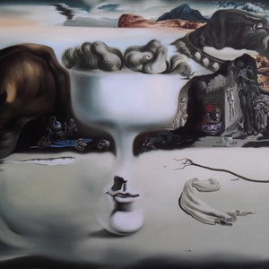 Salvador Dalí - Reproduction painting oil painting on canvas.