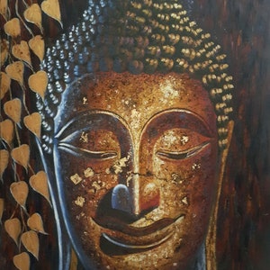 Buddha painting Art work painting oil painting on canvas.
