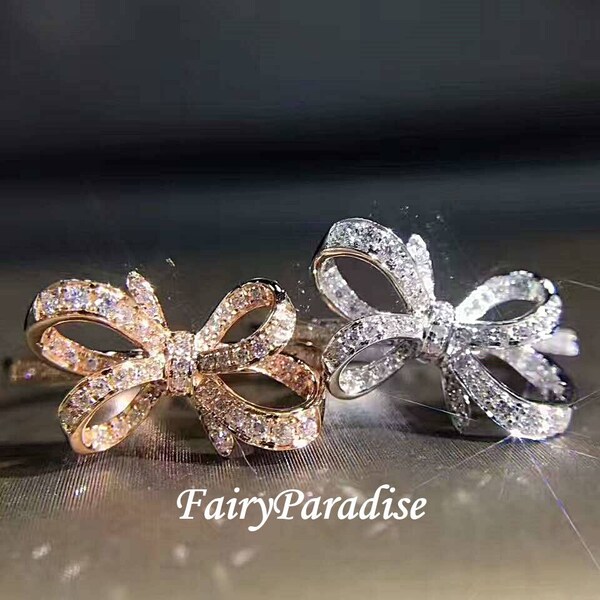 Gold Bow Ring - Etsy