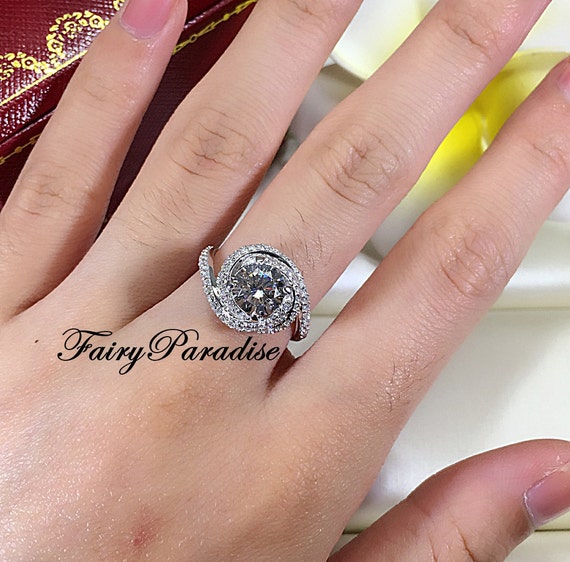 Omega My Choice 18kt White Gold & Diamond Ring - STUNNING | eBay