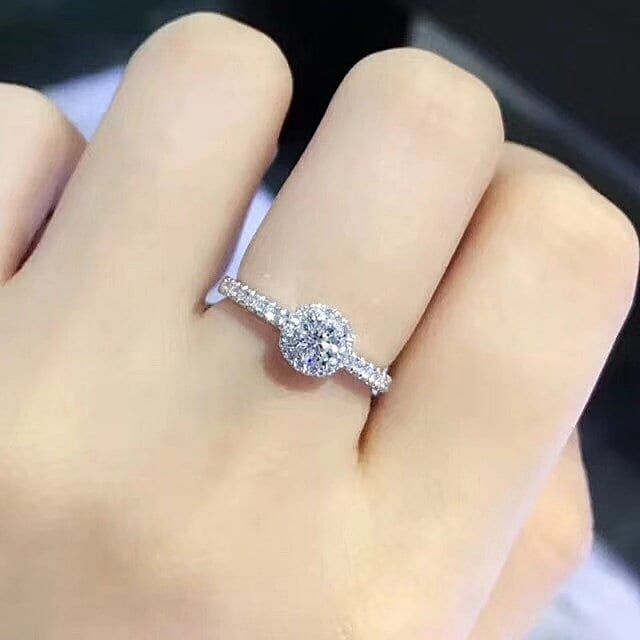 0.5 carat halo engagement ring deals
