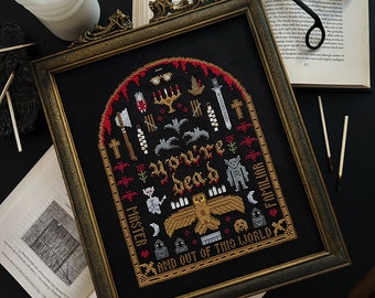 What We Do In The Shadows Cross Stitch Pattern / Vampire / Laszlo Cravensworth / Nadja / Nandor the Relentless / Guillermo / LGBTQIA