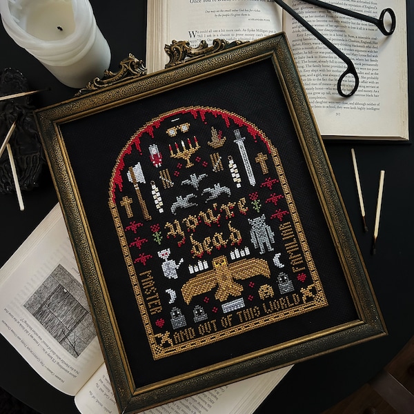 What We Do In The Shadows Cross Stitch Pattern / Vampire / Laszlo Cravensworth / Nadja / Nandor the Relentless / Guillermo / LGBTQIA