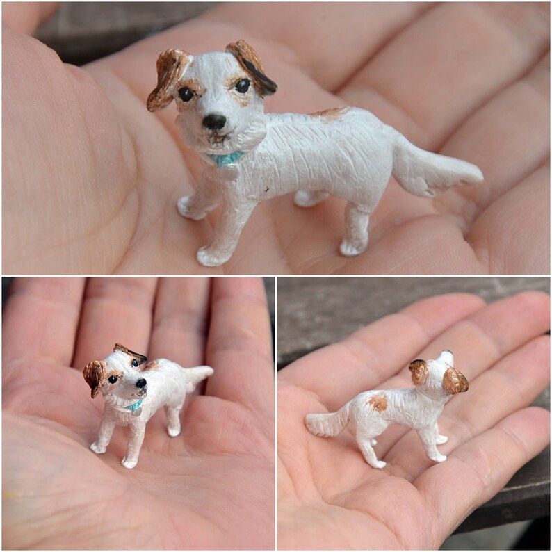 Custom Dog Polymer Clay Miniature Pet Keepsake gift Figurine Etsy