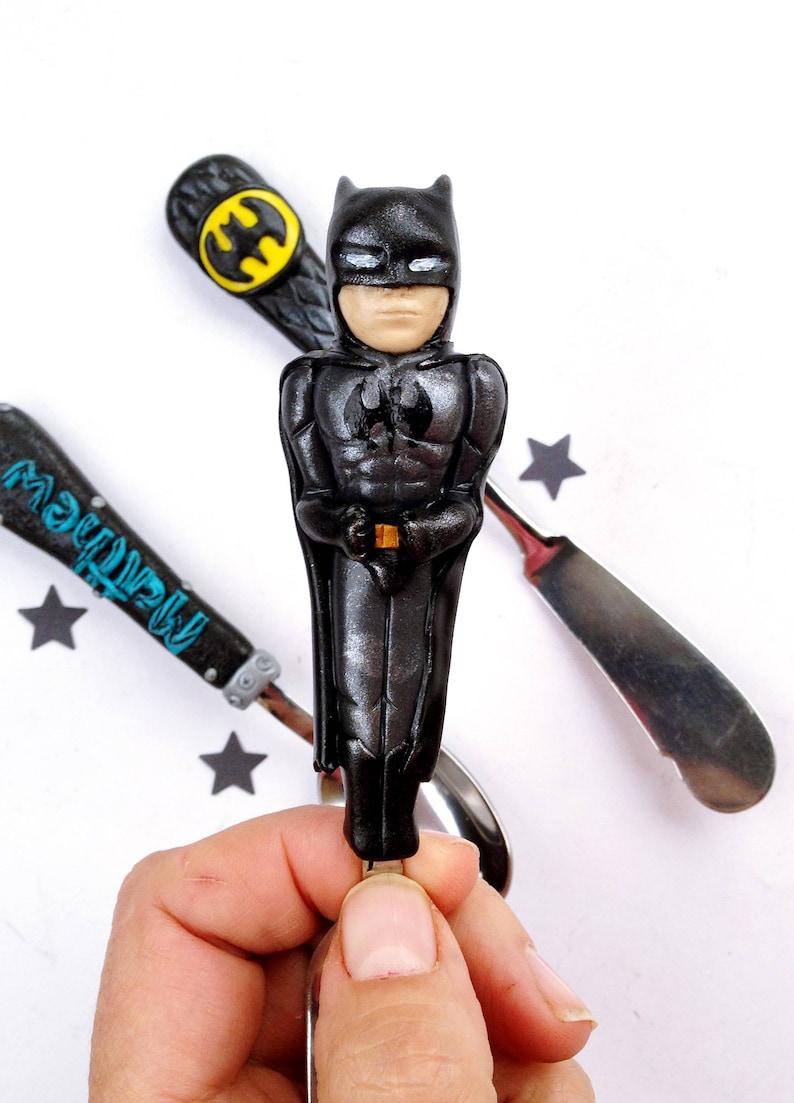 Batman Spoon or fork Cool Fan Gifts for Boy Boyfriend Batman Etsy