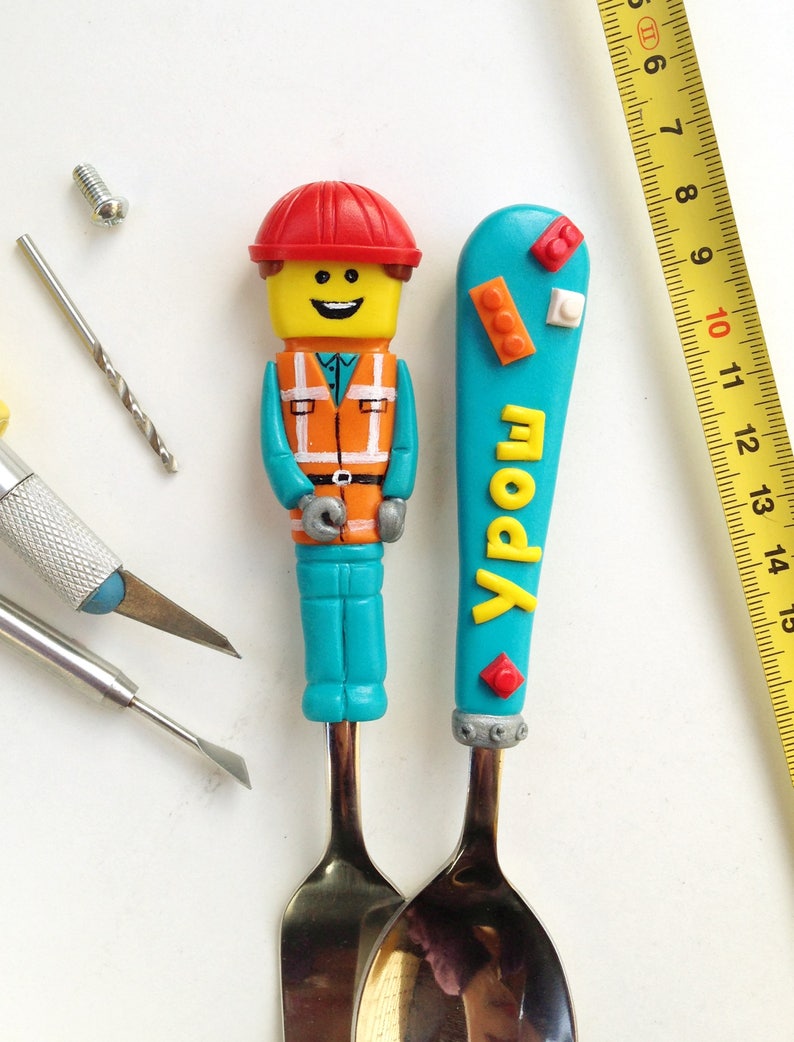 Lego Custom Children Cutlery Lego People Gift for Boy Lego  Etsy