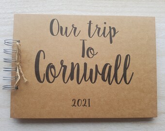 Cornwall , St Ives, Memory Book Scrapbook Photo Album A5 Gift Keepsake Present