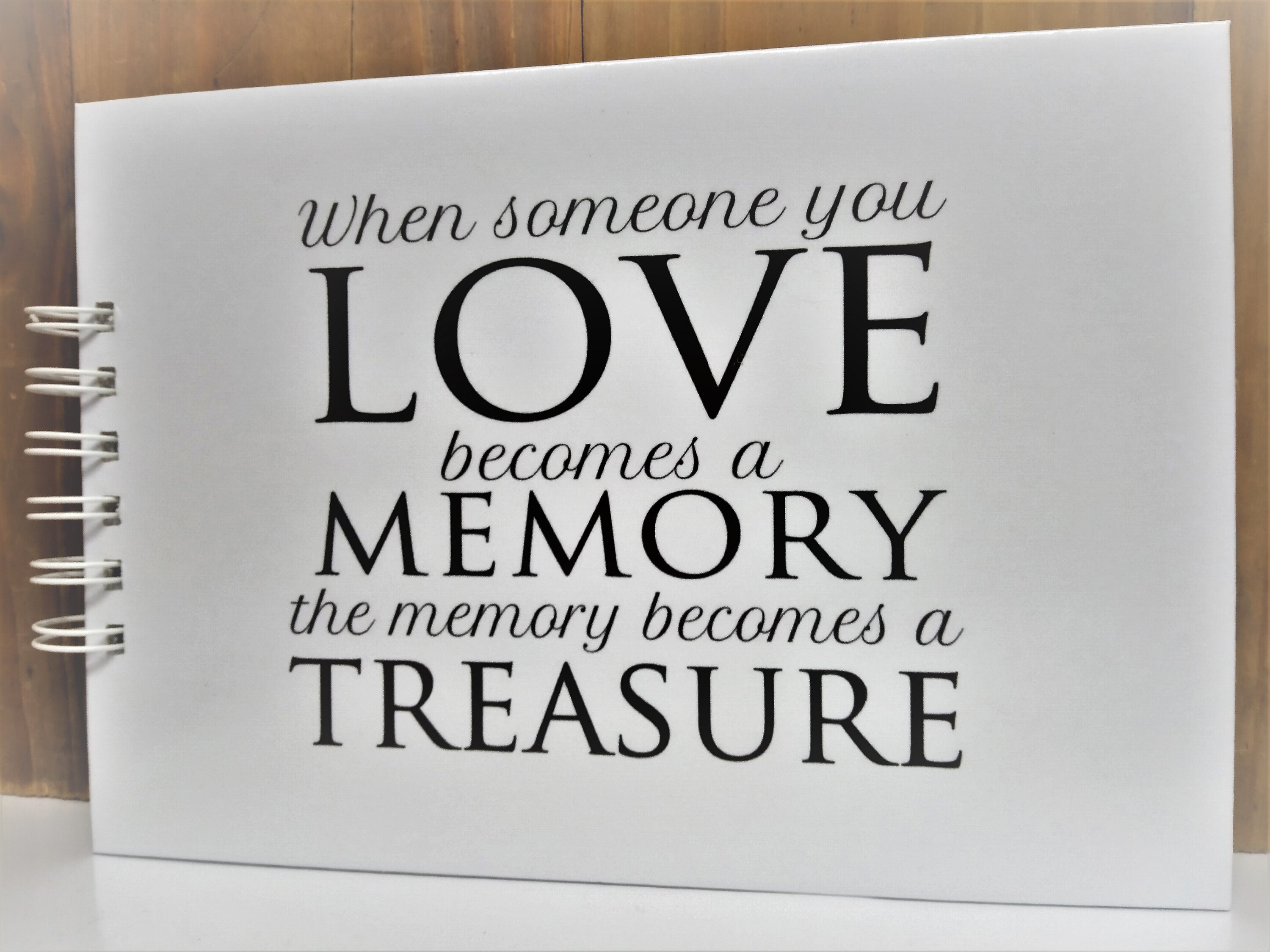 Memory Book Scrapbook Memorial Funeral Condolence Sympathy Etsy UK