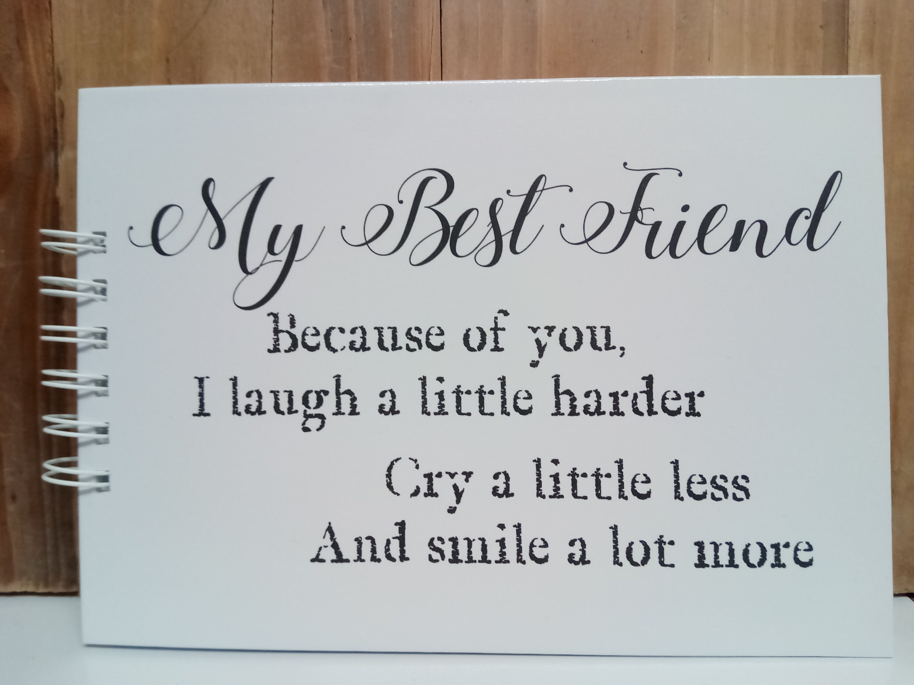 My Best Friend memory Book Scrapbook Photo Album A5 Gift Etsy UK