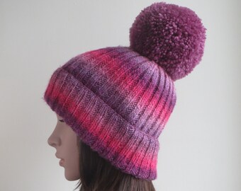 wooly hat with big bobble