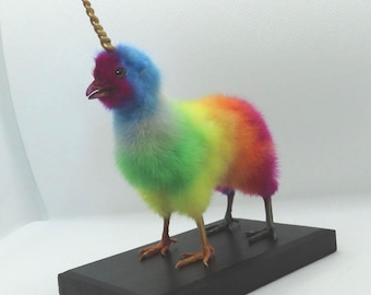 Caspers Creatures magic unicorn chicken -mature- made to order