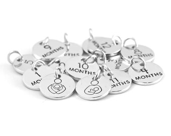 ADD ON Milestone Charm - Personalized Charm - Charm Only