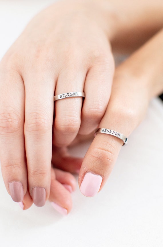 Etsy sister rings deals