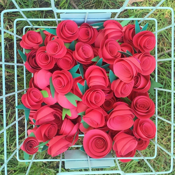 Kentucky Derby Decor Paper Roses Kentucky Derby Party Decor Etsy