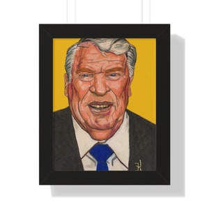 Framed Vertical John Madden Poster