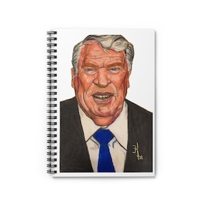 Spiral Coach John Madden Notebook - Ruled Line