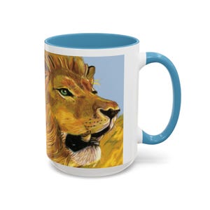11 oz, 15oz Ceramic Lion Pride Mug | Majestic Lion Coffee Cup | Perfect Gift for Animal Lovers