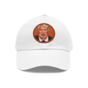 Coach John Madden Dad Hat mit Lederpatch (Rund)
