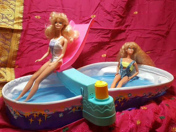 barbie in the pool