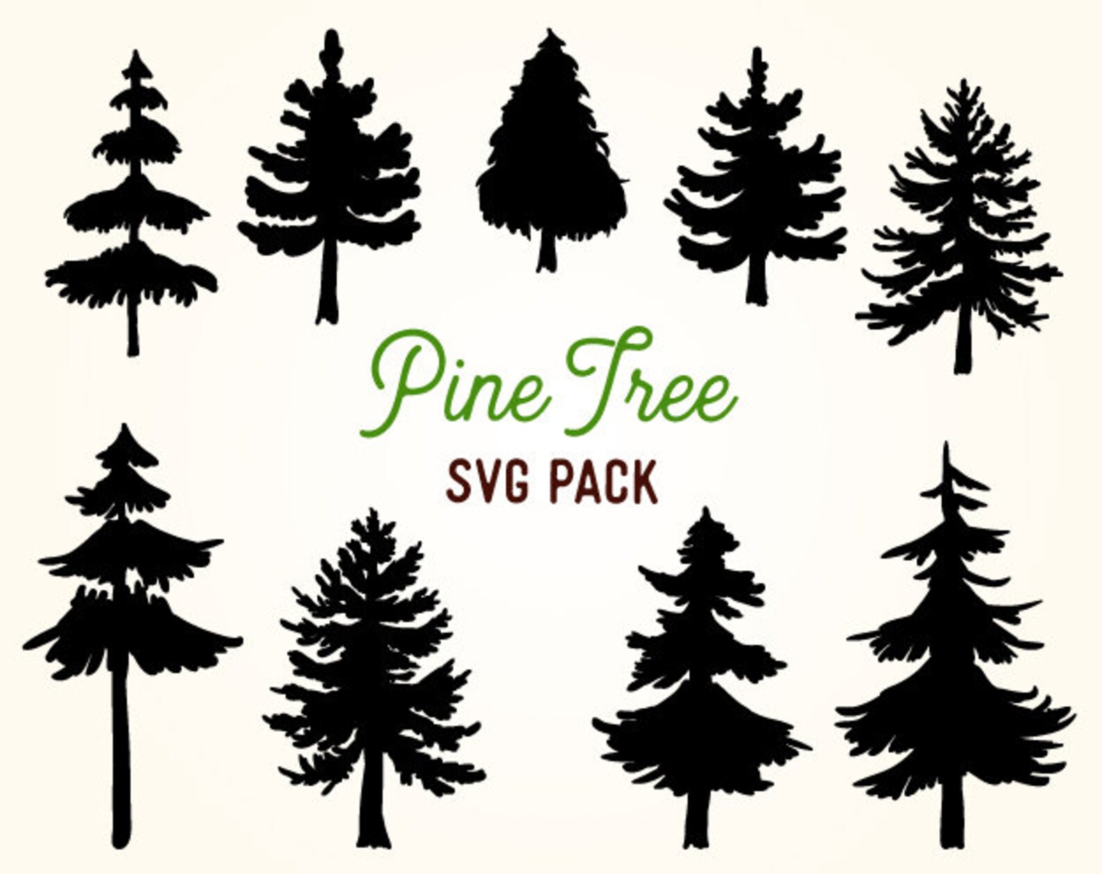 Pine Tree Svg