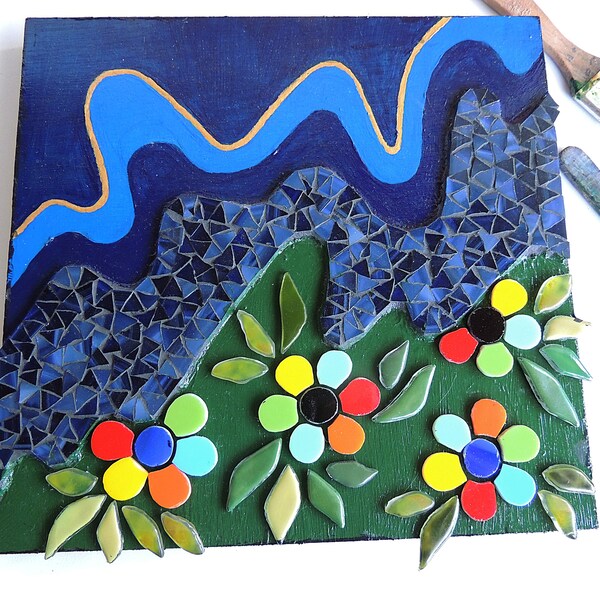 Mosaic Wall Art Etsy