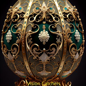 Huevos Fabergé 2º- 13 archivos PNG para álbum de recortes, fabricación de tarjetas, decoración del hogar, imprimible
