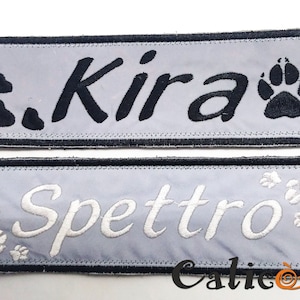 Pair of personalized Julius K9 REFLECTIVE patches