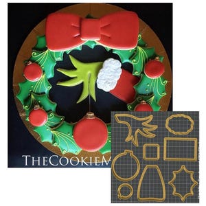 STL files: Cookie Cutter Downloads--Grinch Hand Platter--DIGITAL DOWNLOADS