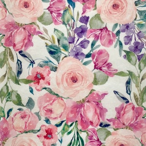 Vintage Calico Floral Print Edible Shabby Chic Pattern Sheet Wafer ...