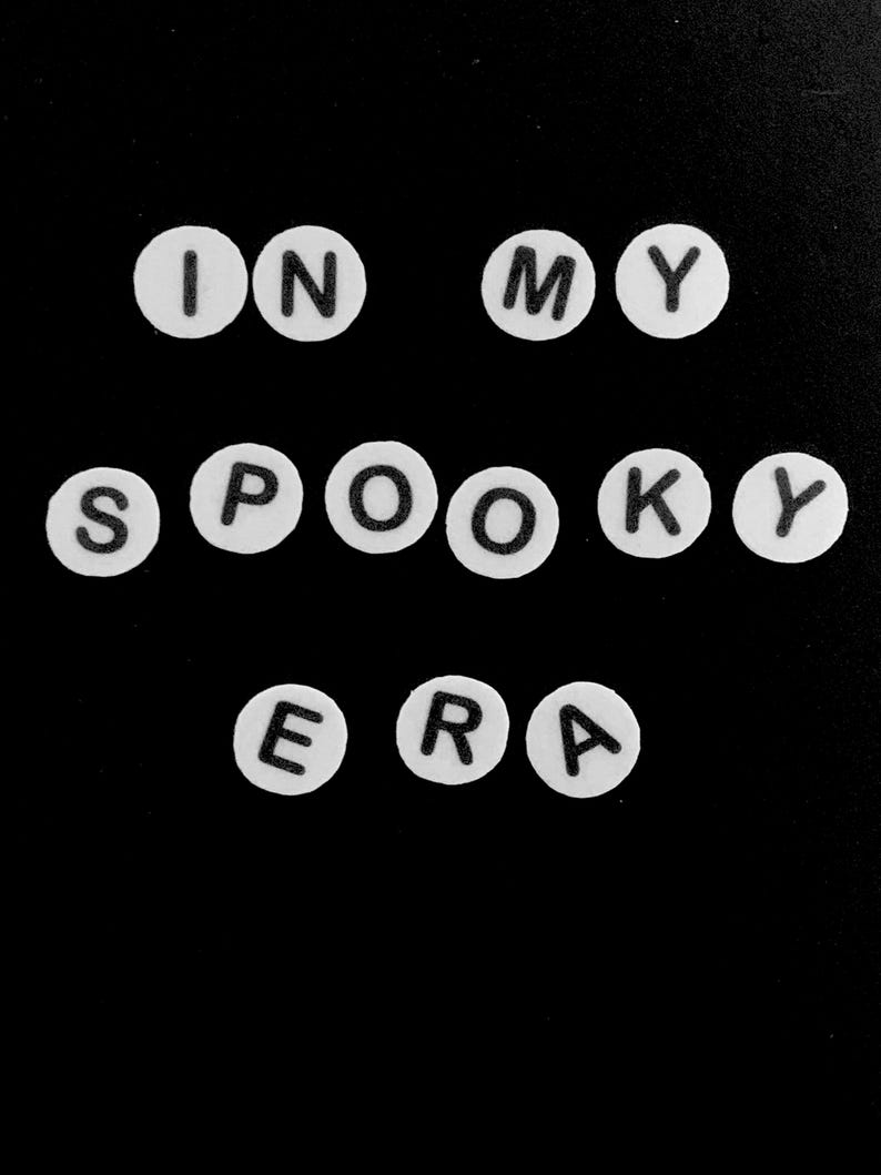 Edible PreCut Friendship Beads Swifties IN MY SPOOKY ERA x7
