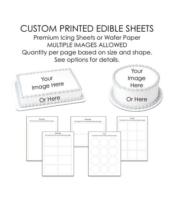 DIY Free Printable Edible Icing Paper! Cake design ideas free