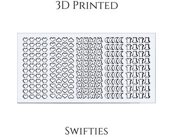 Swifties Sprinkle Stencil 3D Printed