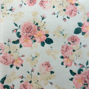 Vintage Rose Edible Paper